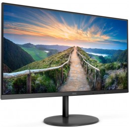 Монитор AOC 23.8" Value Line Q24V4EA черный IPS LED 16:9 HDMI M/M матовая 250cd 178гр/178гр 2560x1440 75Hz DP 2K 3.45кг