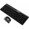 Клавиатура + мышь A4Tech Fstyler FB2535C клав:черный/серый мышь:черный/серый USB беспроводная Bluetooth/Радио slim (FB2535C SMOKY GREY)