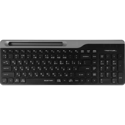 Клавиатура + мышь A4Tech Fstyler FB2535C клав:черный/серый мышь:черный/серый USB беспроводная Bluetooth/Радио slim (FB2535C SMOKY GREY)