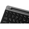 Клавиатура + мышь A4Tech Fstyler FB2535C клав:черный/серый мышь:черный/серый USB беспроводная Bluetooth/Радио slim (FB2535C SMOKY GREY)