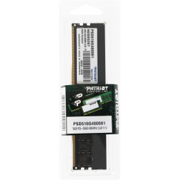 Память DDR5 16Gb 4800MHz Patriot PSD516G480081 Signature RTL PC5-38400 CL40 DIMM 288-pin 1.1В single rank Ret