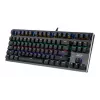 Клавиатура Acer OKW126 механическая черный USB Multimedia for gamer для ноутбука LED (ZL.KBDEE.00G) кабель 1.8м