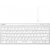 Клавиатура A4Tech FBX51C белый USB беспроводная BT/Radio slim Multimedia (FBX51C WHITE)