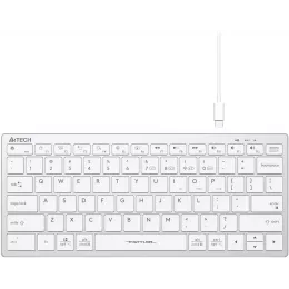 Клавиатура A4Tech FBX51C белый USB беспроводная BT/Radio slim Multimedia (FBX51C WHITE)