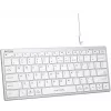 Клавиатура A4Tech FBX51C белый USB беспроводная BT/Radio slim Multimedia (FBX51C WHITE)
