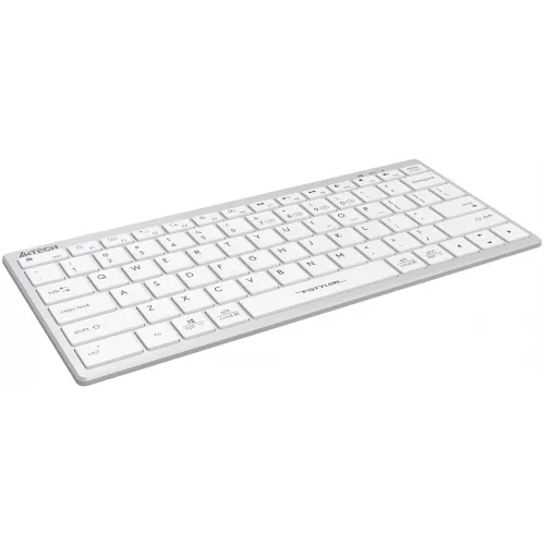Клавиатура A4Tech FBX51C белый USB беспроводная BT/Radio slim Multimedia (FBX51C WHITE)