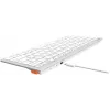 Клавиатура A4Tech FBX51C белый USB беспроводная BT/Radio slim Multimedia (FBX51C WHITE)