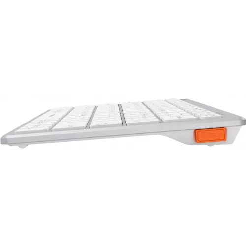 Клавиатура A4Tech FBX51C белый USB беспроводная BT/Radio slim Multimedia (FBX51C WHITE)