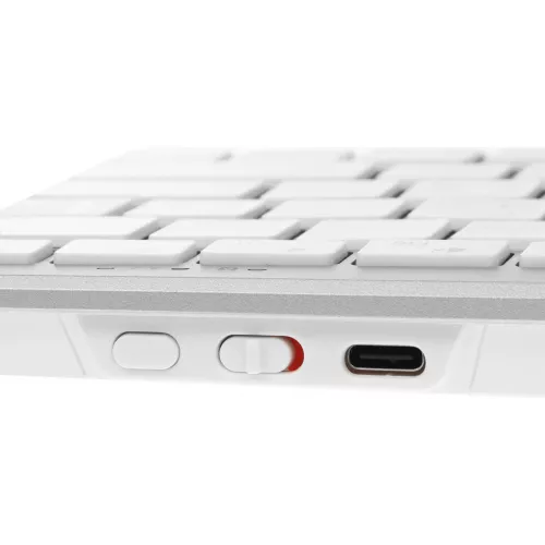 Клавиатура A4Tech FBX51C белый USB беспроводная BT/Radio slim Multimedia (FBX51C WHITE)