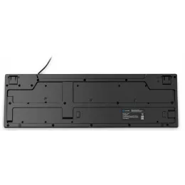 Клавиатура Оклик 125M черный USB Multimedia (1678108) кабель 1.6м