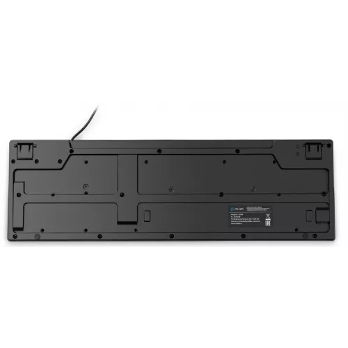 Клавиатура Оклик 125M черный USB Multimedia (1678108) кабель 1.6м