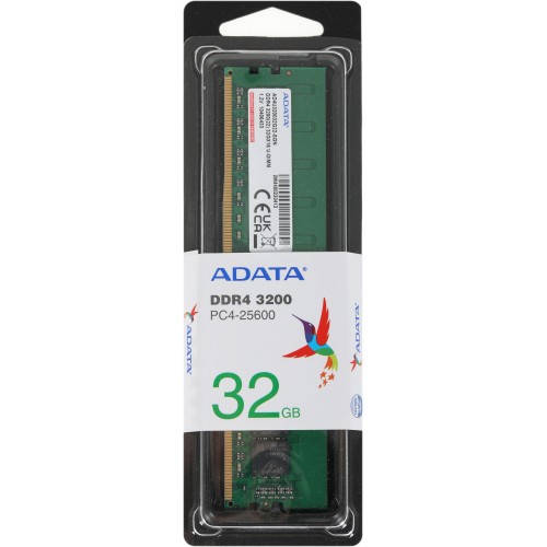 Память DDR4 32Gb 3200MHz A-Data AD4U320032G22-SGN Premier RTL PC4-25600 CL22 DIMM 288-pin 1.2В single rank Ret