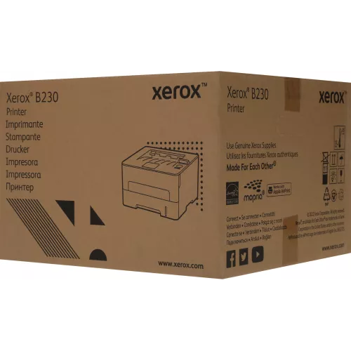 Принтер лазерный Xerox B230V_DNI A4 Duplex Net WiFi белый