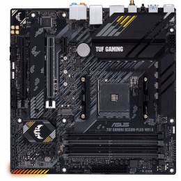 Материнская плата Asus TUF GAMING B550M-PLUS WIFI II Soc-AM4 AMD B550 4xDDR4 mATX AC`97 8ch(7.1) 2.5Gg RAID+HDMI+DP