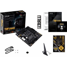 Материнская плата Asus TUF GAMING B550M-PLUS WIFI II Soc-AM4 AMD B550 4xDDR4 mATX AC`97 8ch(7.1) 2.5Gg RAID+HDMI+DP