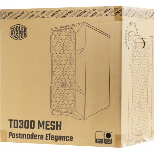 Корпус Cooler Master MasterBox TD300 Mesh черный без БП mATX 4x120mm 4x140mm 2xUSB3.0 audio bott PSU