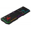 Клавиатура A4Tech B135N черный USB for gamer LED (подставка для запястий) кабель 1.8м