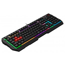 Клавиатура A4Tech B135N черный USB for gamer LED (подставка для запястий) кабель 1.8м