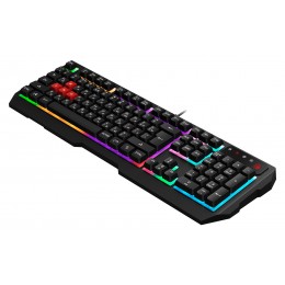 Клавиатура A4Tech B135N черный USB for gamer LED (подставка для запястий) кабель 1.8м