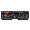 Клавиатура A4Tech B135N черный USB for gamer LED (подставка для запястий) кабель 1.8м