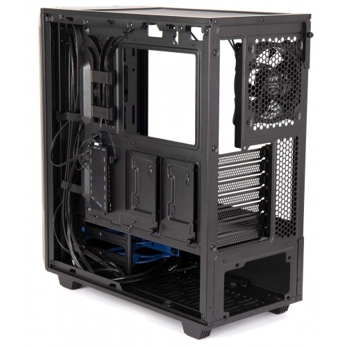 Корпус Hiper PB81 черный без БП ATX 4x120mm 2xUSB2.0 2xUSB3.0 audio bott PSU