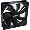 Вентилятор для корпуса Digma DFAN-120-7 120х120x25 черный 3-pin 4-pin (Molex) 23дБ Ret