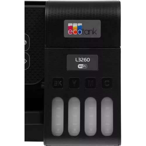 МФУ струйный Epson L3260 (C11CJ66409/507/511/414/K58507) A4 WiFi черный