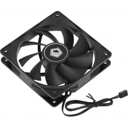 Вентилятор для корпуса ID-Cooling FL-12025K 120х120x25 черный 3-pin 21дБ Ret