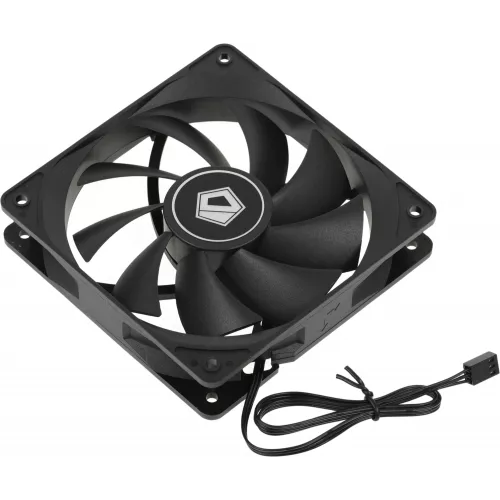 Вентилятор для корпуса ID-Cooling FL-12025K 120х120x25 черный 3-pin 21дБ Ret