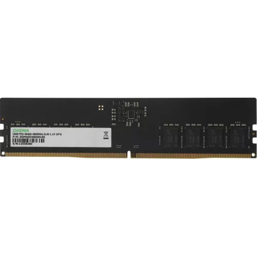 Память DDR5 16Gb 4800MHz Digma DGMAD54800016S RTL PC5-38400 CL40 DIMM 288-pin 1.1В single rank Ret