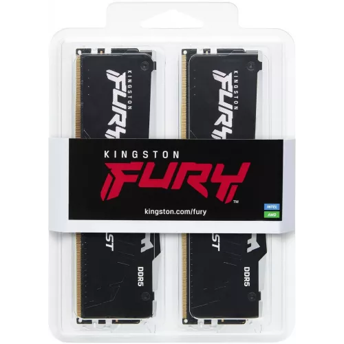 Память DDR5 2x8Gb 6000MHz Kingston KF560C36BBEAK2-16 Fury Beast RGB RTL Gaming PC5-48000 CL36 DIMM 288-pin 1.35В single rank с радиатором Ret