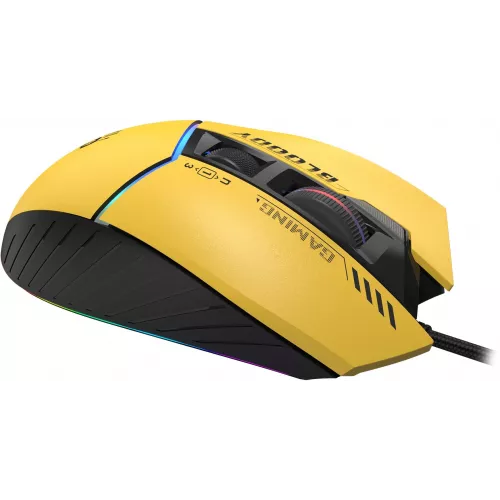 Мышь A4Tech Bloody W95 Max Sports желтый/серый оптическая 12000dpi USB 10but (W95 MAX SPORTS LIME)