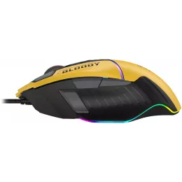 Мышь A4Tech Bloody W95 Max Sports желтый/серый оптическая 12000dpi USB 10but (W95 MAX SPORTS LIME)
