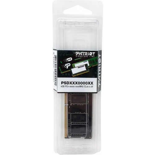 Память DDR4 32GB 3200MHz Patriot PSD432G32002S Signature RTL PC4-25600 CL22 SO-DIMM 260-pin 1.2В dual rank Ret