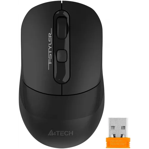 Мышь A4Tech Fstyler FB10CS черный оптическая 2000dpi silent беспров. BT/Radio USB 4but (FB10CS USB STONE BLACK)
