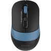 Мышь A4Tech Fstyler FB10CS черный/синий оптическая 2000dpi silent беспров. BT/Radio USB 4but (FB10CS USB ASH BLUE)
