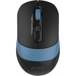 Мышь A4Tech Fstyler FB10CS черный/синий оптическая 2000dpi silent беспров. BT/Radio USB 4but (FB10CS USB ASH BLUE)