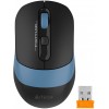 Мышь A4Tech Fstyler FB10CS черный/синий оптическая 2000dpi silent беспров. BT/Radio USB 4but (FB10CS USB ASH BLUE)