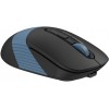 Мышь A4Tech Fstyler FB10CS черный/синий оптическая 2000dpi silent беспров. BT/Radio USB 4but (FB10CS USB ASH BLUE)