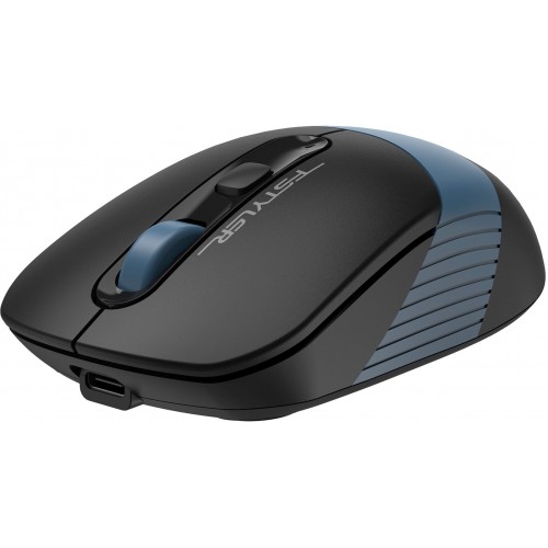 Мышь A4Tech Fstyler FB10CS черный/синий оптическая 2000dpi silent беспров. BT/Radio USB 4but (FB10CS USB ASH BLUE)
