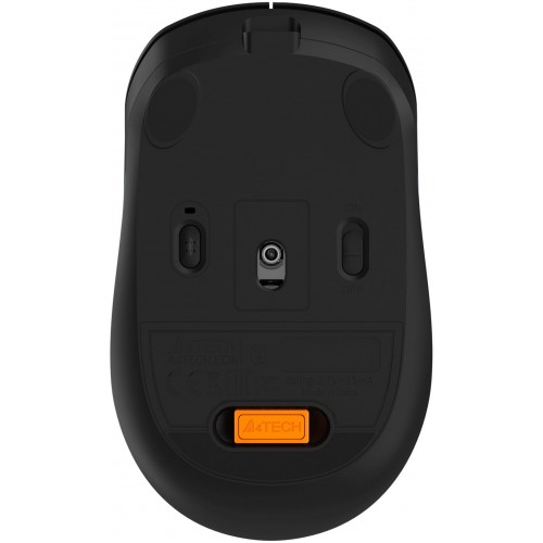 Мышь A4Tech Fstyler FB10CS черный/синий оптическая 2000dpi silent беспров. BT/Radio USB 4but (FB10CS USB ASH BLUE)