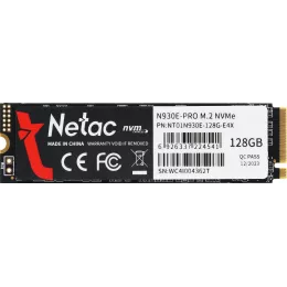 Накопитель SSD Netac PCIe 3.0 x4 128GB NT01N930E-128G-E4X N930E Pro M.2 2280