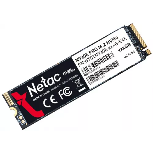 Накопитель SSD Netac PCIe 3.0 x4 128GB NT01N930E-128G-E4X N930E Pro M.2 2280