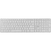 Клавиатура Acer OKR301 белый/серебристый USB беспроводная BT/Radio slim Multimedia (ZL.KBDEE.015)
