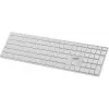 Клавиатура Acer OKR301 белый/серебристый USB беспроводная BT/Radio slim Multimedia (ZL.KBDEE.015)