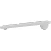 Клавиатура Acer OKR301 белый/серебристый USB беспроводная BT/Radio slim Multimedia (ZL.KBDEE.015)