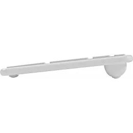 Клавиатура Acer OKR301 белый/серебристый USB беспроводная BT/Radio slim Multimedia (ZL.KBDEE.015)
