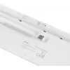 Клавиатура Acer OKR301 белый/серебристый USB беспроводная BT/Radio slim Multimedia (ZL.KBDEE.015)