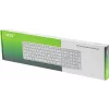 Клавиатура Acer OKR301 белый/серебристый USB беспроводная BT/Radio slim Multimedia (ZL.KBDEE.015)