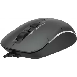 Мышь A4Tech Fstyler FM26 серый/черный оптическая 1600dpi USB для ноутбука 4but (FM26 USB (SMOKY GREY))